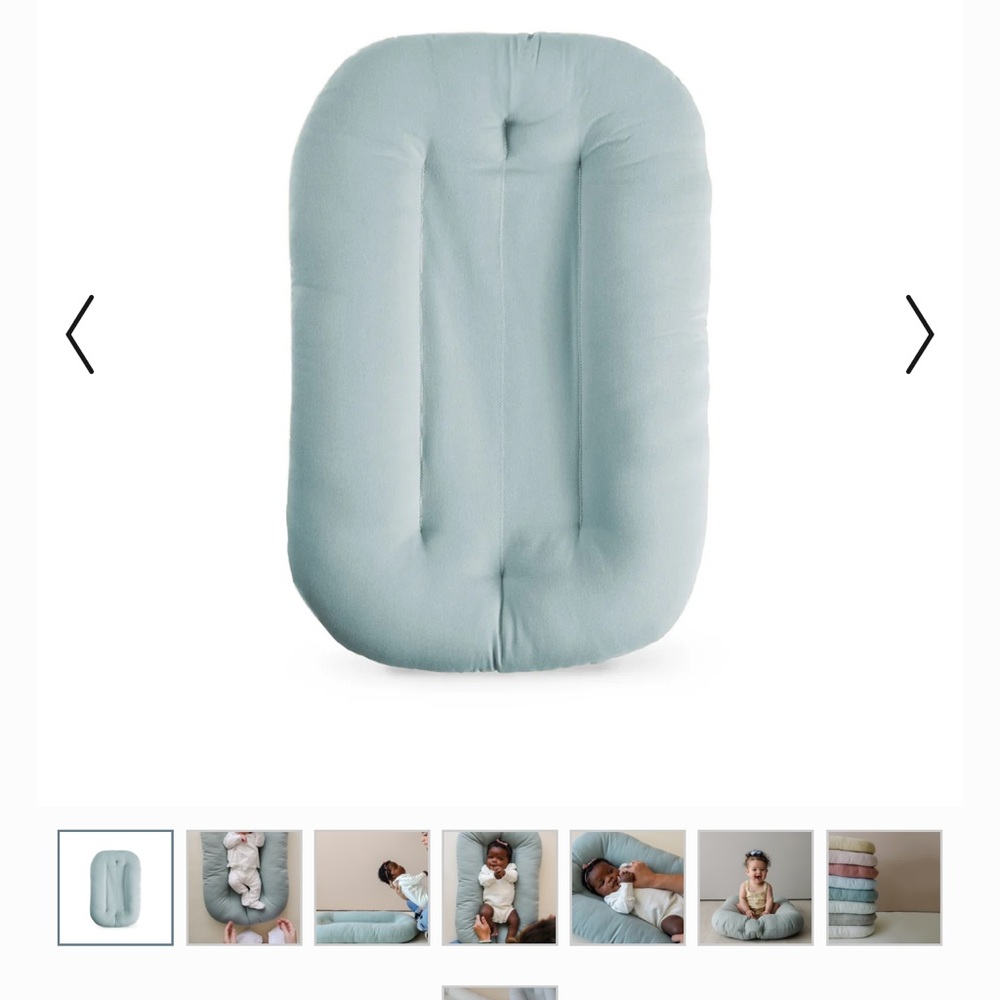 Snuggle Me Organic Baby Lounger + Extra Cover